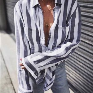 Rails | Striped Shirt Dress (NWOT)